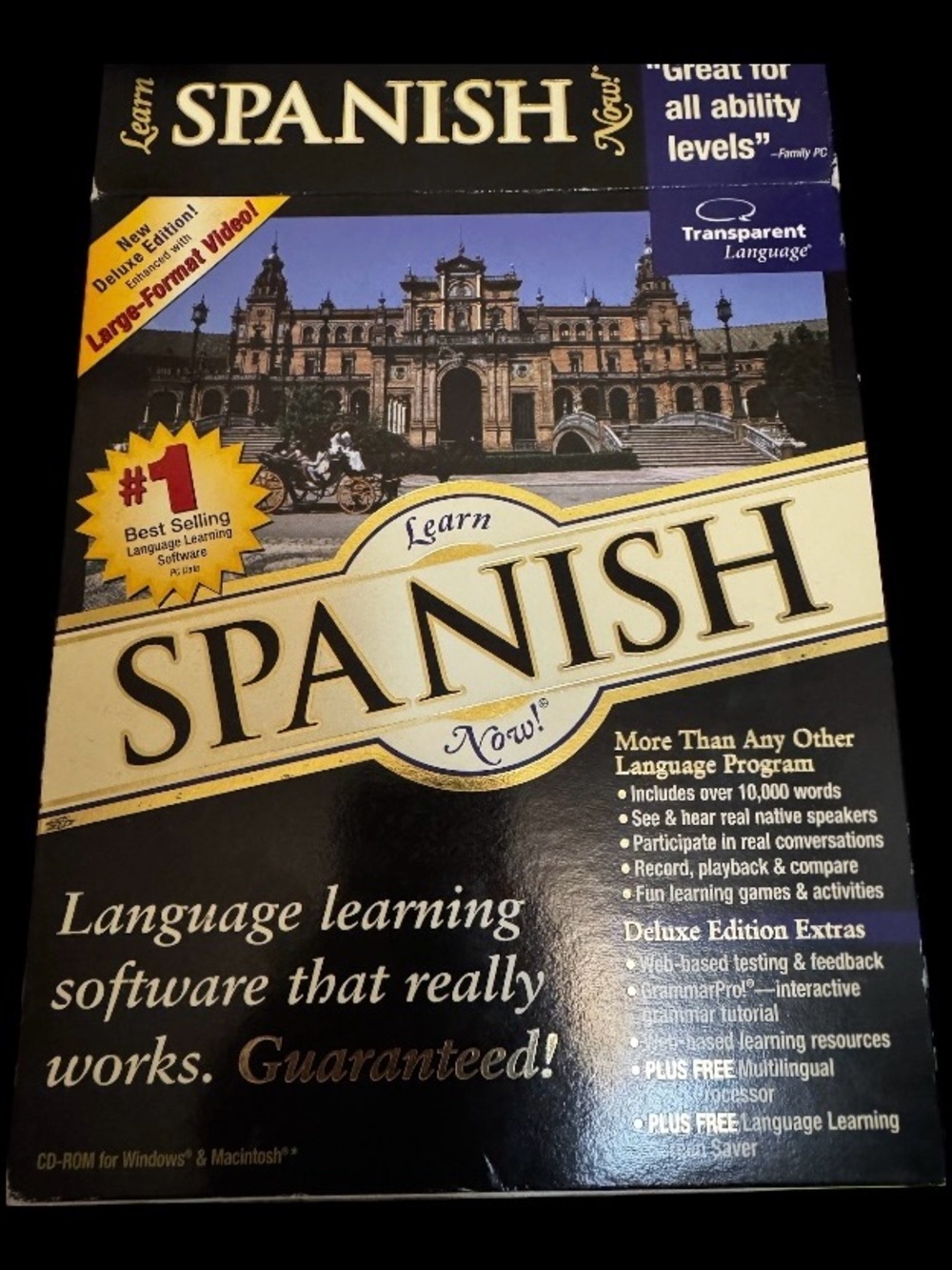 Transparent Language Learn Spanish Language Learning Software - 3 CD’s & Mic